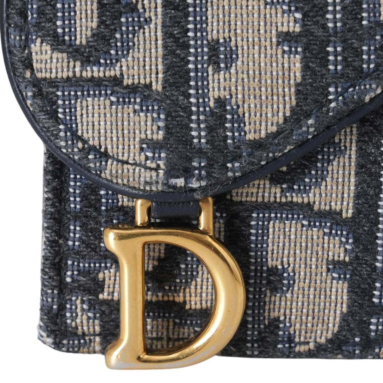 CHRISTIAN DIOR(USED)디올 오블리크 새들 카드지갑